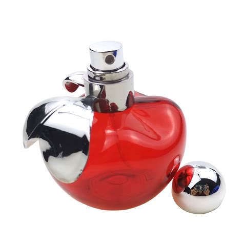 perfume red apple bottle